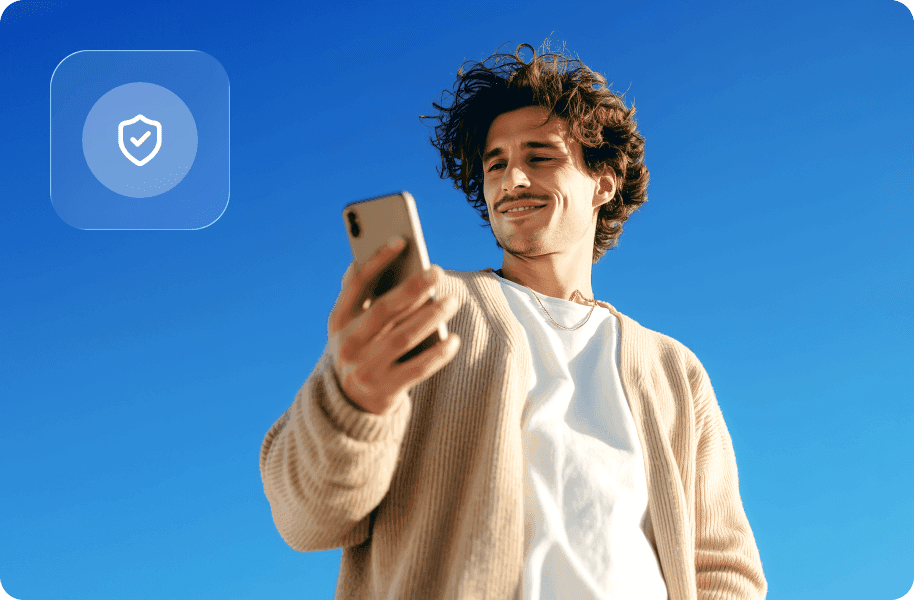 Phone With Graph and Avatar