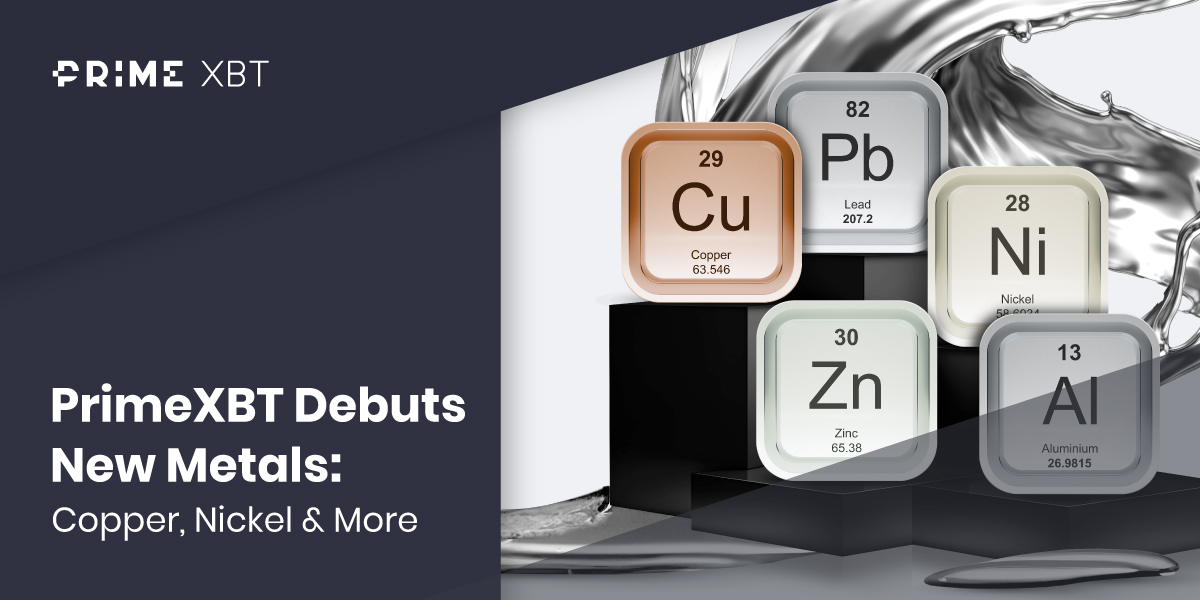 PrimeXBT adds new instruments: Trade aluminum, copper, lead, zinc, & nickel - Blog 20 04 2023