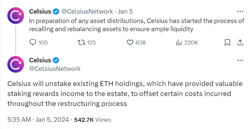 Market research report: Crypto retreats as traders turn jittery ahead of big ETF announcement, dollar gains - Celsius