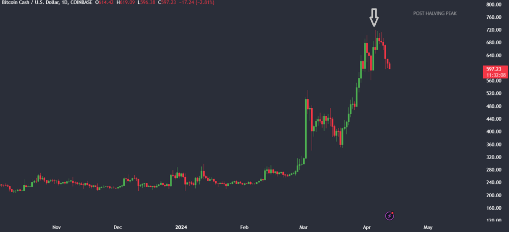 Bitcoin rises ahead of next week’s halving - bitcoin cash falls ahead of halving 1024x467