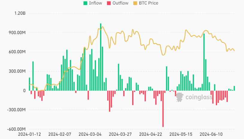 Bitcoin recovers from below 60k, Solana outperforms & ETH ETF approval imminent? - etf flow