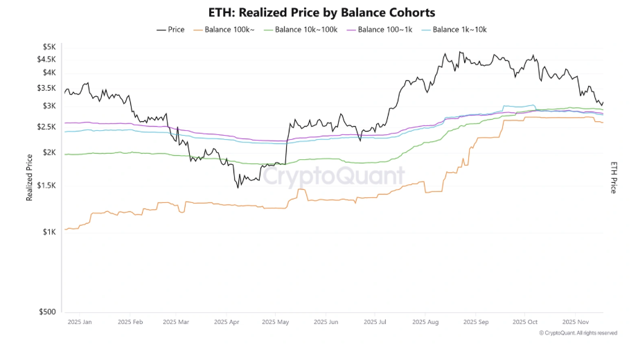 BTC Bitcoin Steadies Near 92K as Nvidia Surge Offsets Hawkish Fed Signals. ETH tests 3k as whales sell - ETH realised price