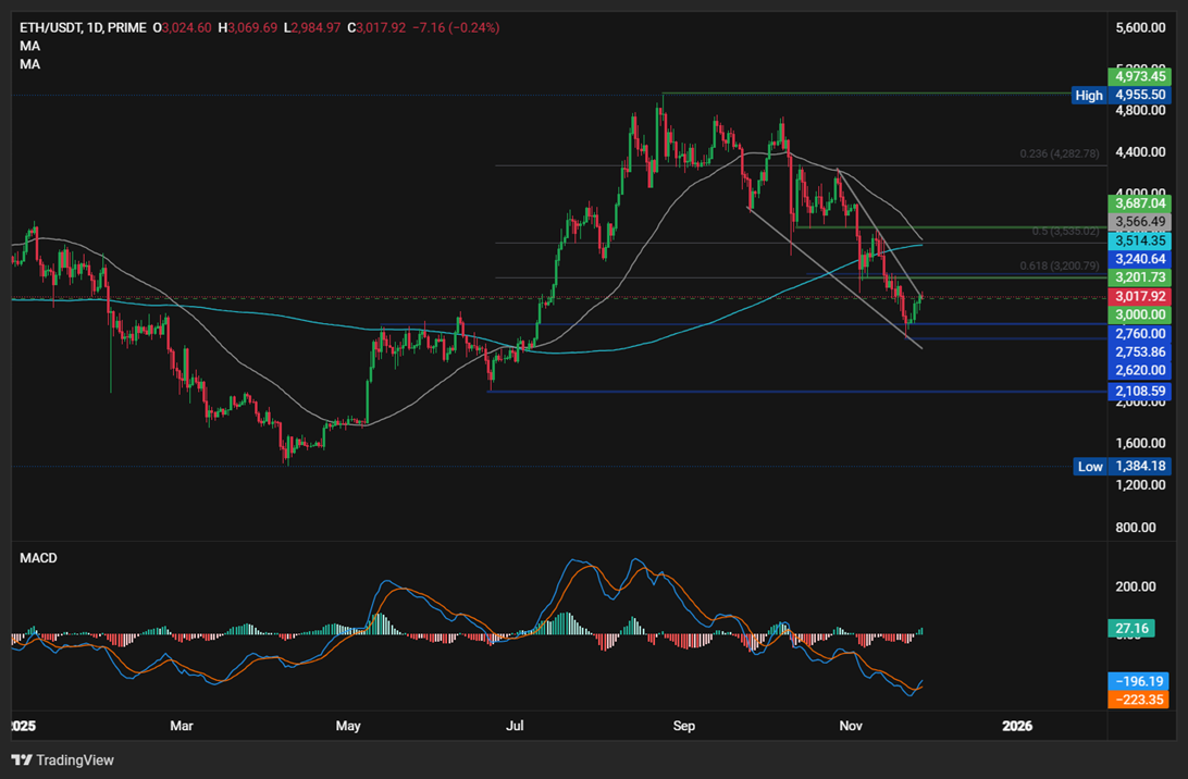 Bitcoin, Ethereum forecast: BTC rises to 91k, ETH to 3k, now all eyes on ETFs & whale demand - ethusd 14
