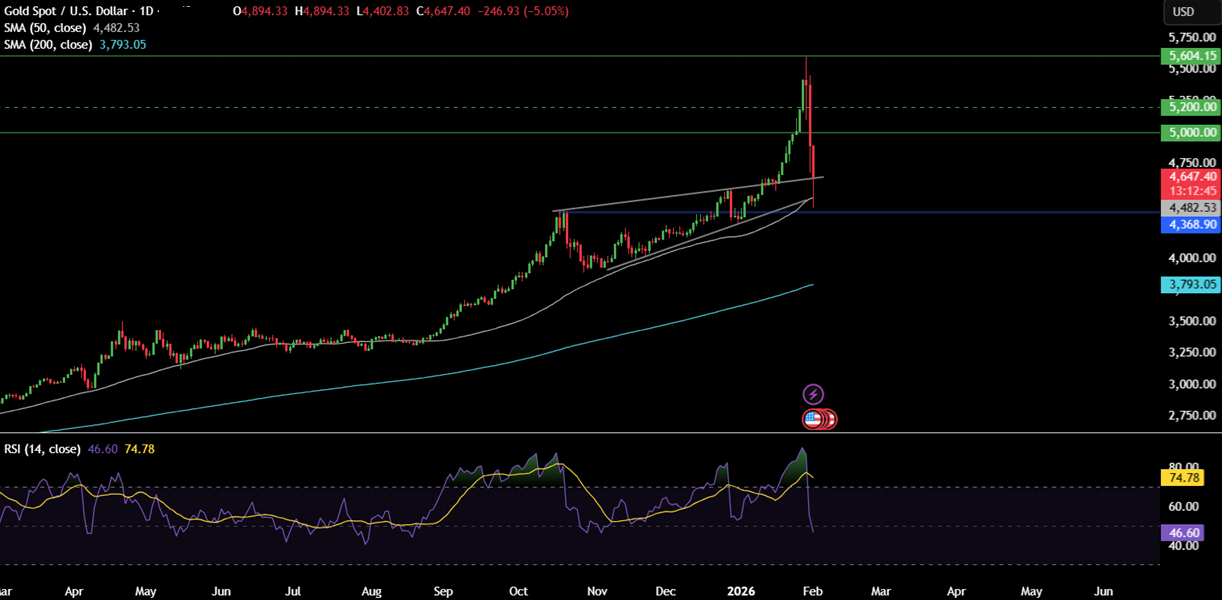 Bitcoin plunges to a 9-month low as Trump’s Warsh pick tanks BTC. More downside to come? Bitcoin plunges to a 9-month low as Trump’s Warsh pick tanks BTC. More downside to come? - gold 10